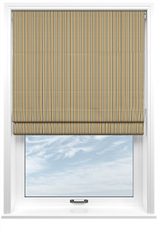 The British Stripe Co. Mary, Derwent No.1 - Roman Blind